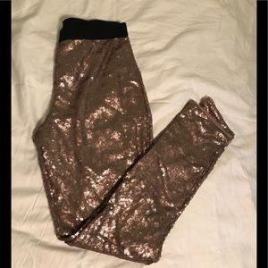 Sequined pants